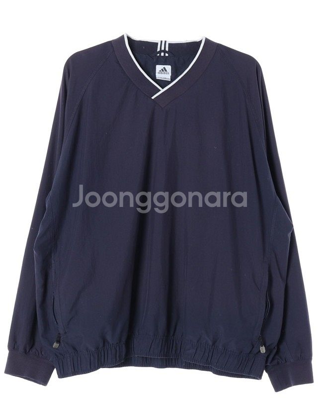 ADIDAS 아디다스 블랙 웜업 (XL)--0