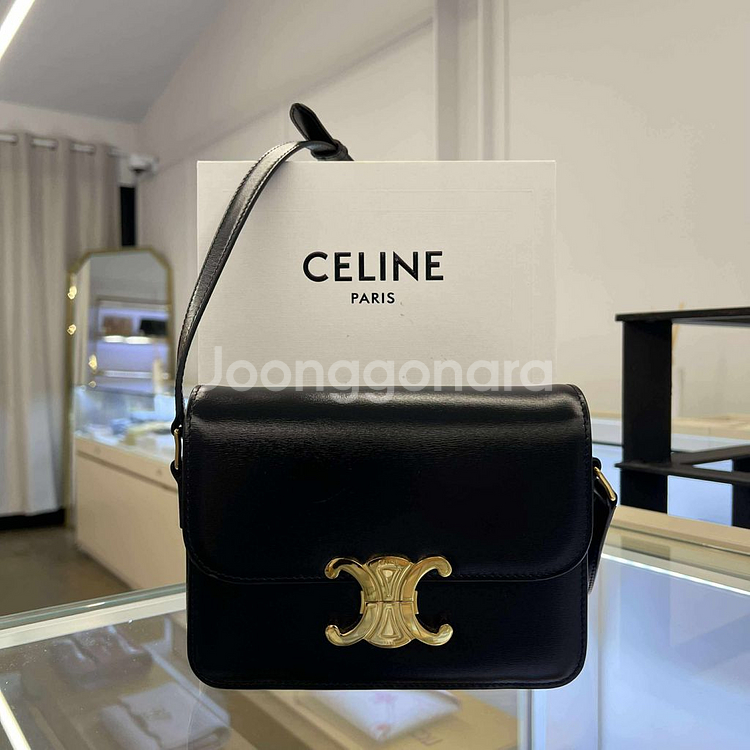 [풀구성]셀린느 트리오페 틴 미듐 크로스백--0