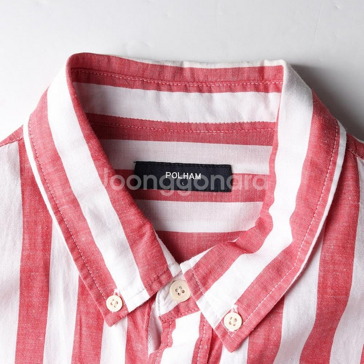 POLHAM 폴햄 셔츠 (L)--4