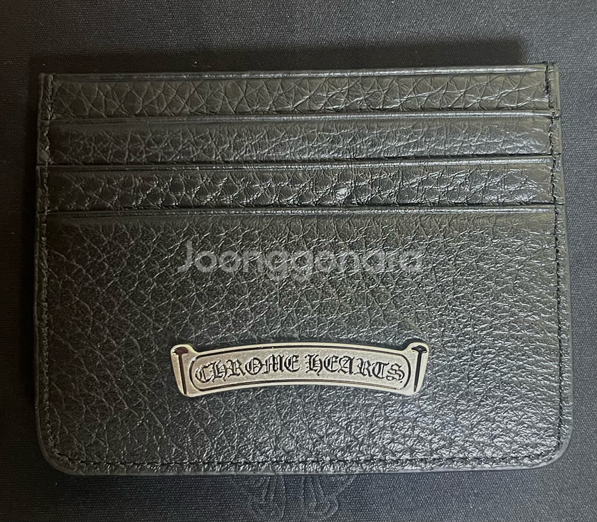 크롬하츠 카드지갑 레더--0