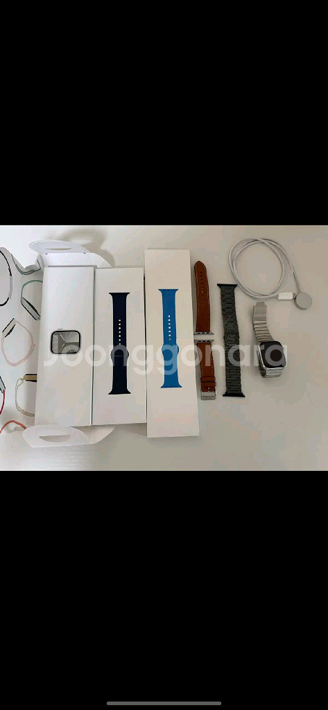애플워치9 스테인리스 실버 45mm--0