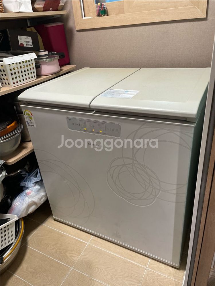 삼성 김치냉장고 뚜껑형 221L--0