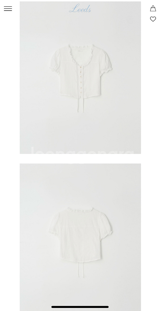 <새상품> 리즈더위시 이자벨 블라우스--1