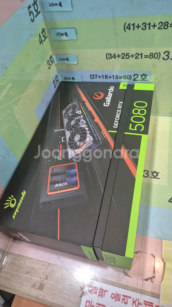 MANLI 지포스 RTX 5080 Gallardo OC--0