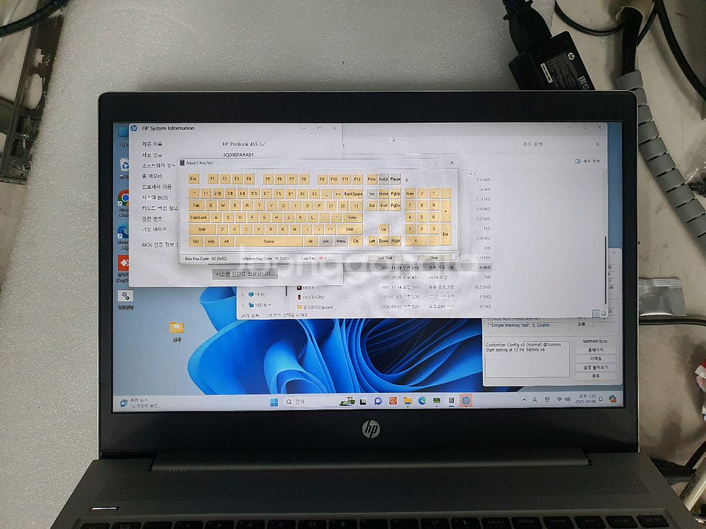부품용 HP 노트북 PROBOOK 455 G7 라이젠7--3
