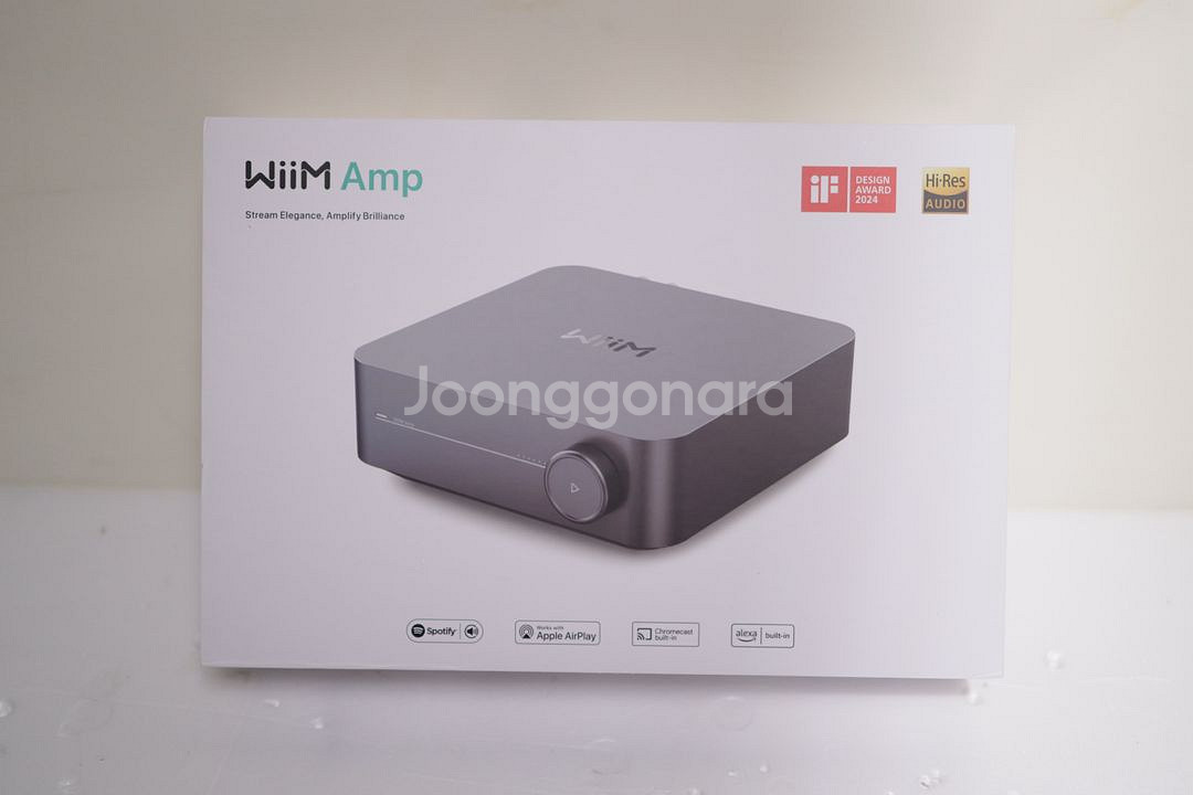 WIIM AMP 윔앰프 그레이컬러 미개봉--0