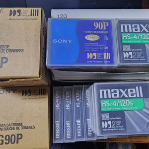 SONY, maxell DAT(DDS) 공테이프 미개봉