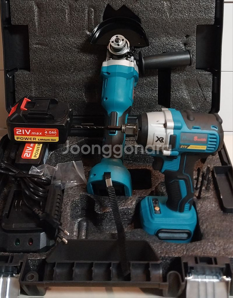 임팩그라인더 무선전동공구 충전드릴 임팩 드릴 공구세트--1