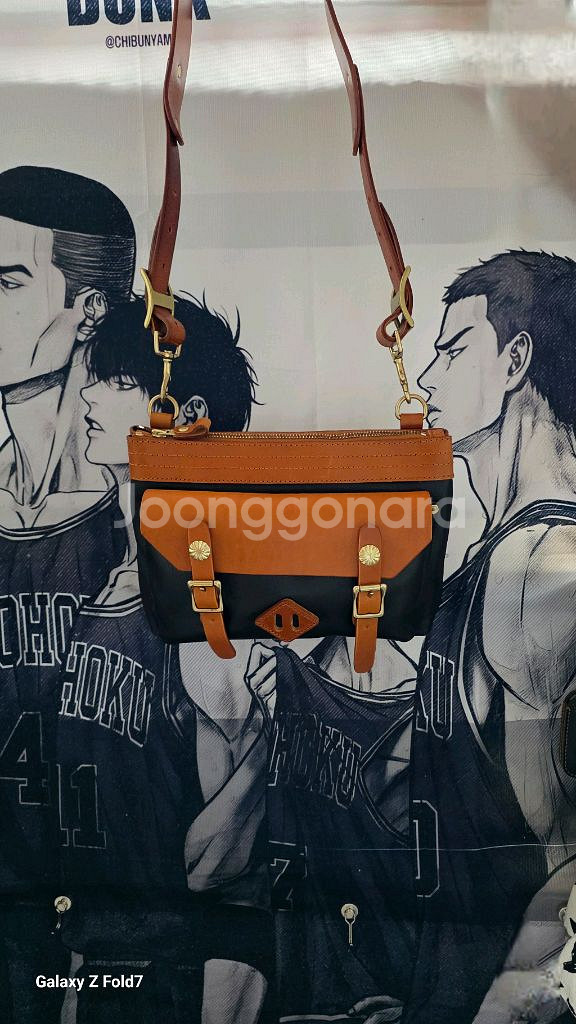 레트로 핸드메이드 소가죽 오토바이 숄더--0