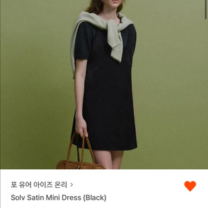 Fyeo 포유온 새틴 미니 드레스