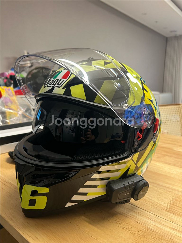 AGV K3헬멧 탑미사노 L(앱코블투장착됨) 팝니다.--3