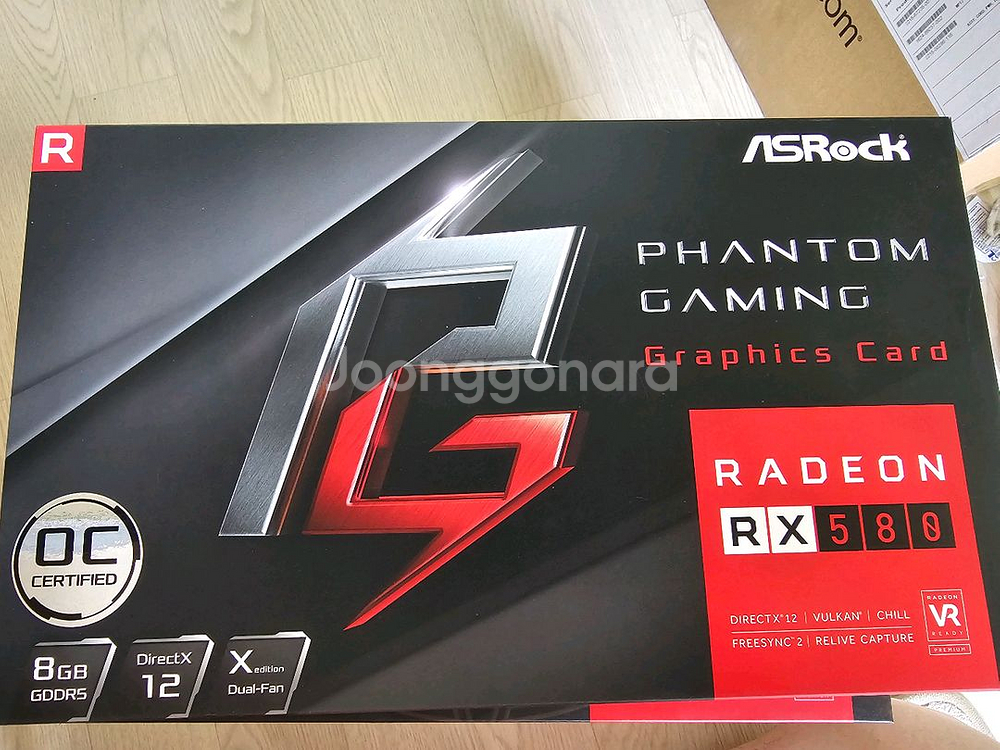 ASRock Phantom RX 580 8gb--3