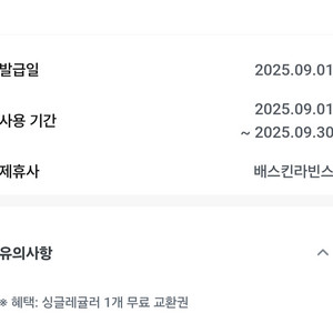 배스킨라빈스 싱글레귤러 아이스크림