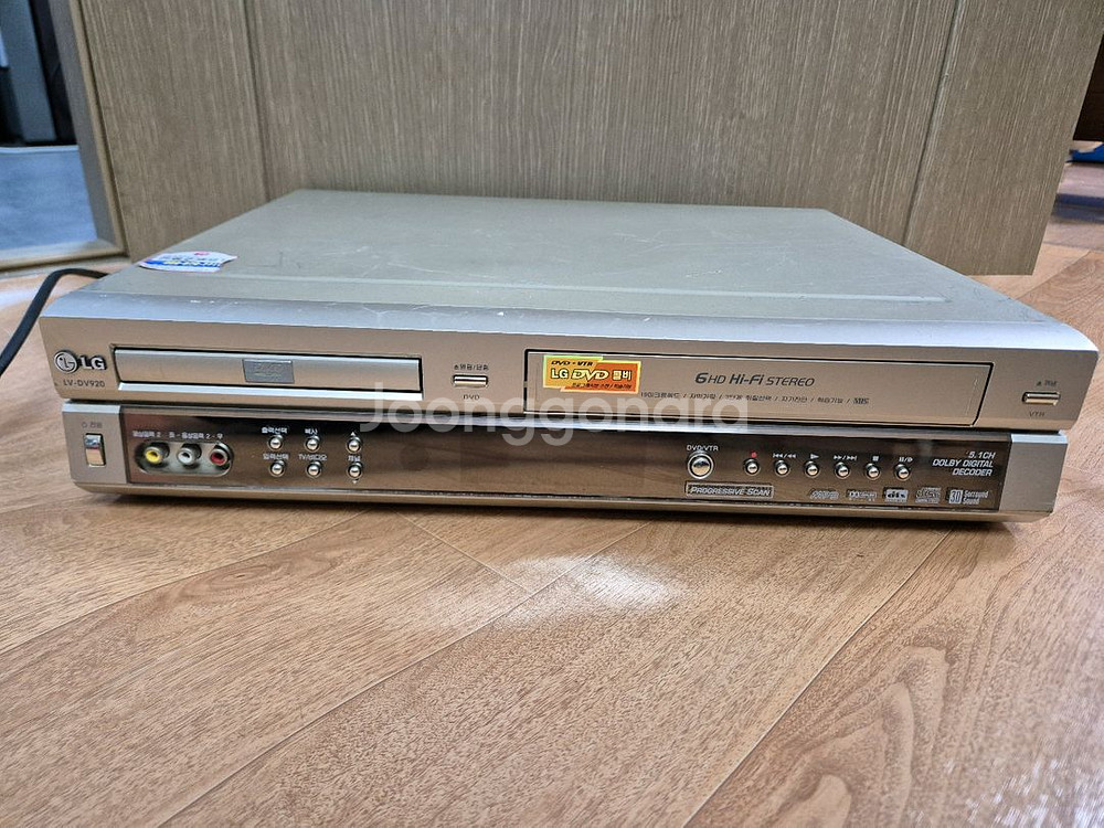 LG DVD/VCR 콤보 플레이어--0