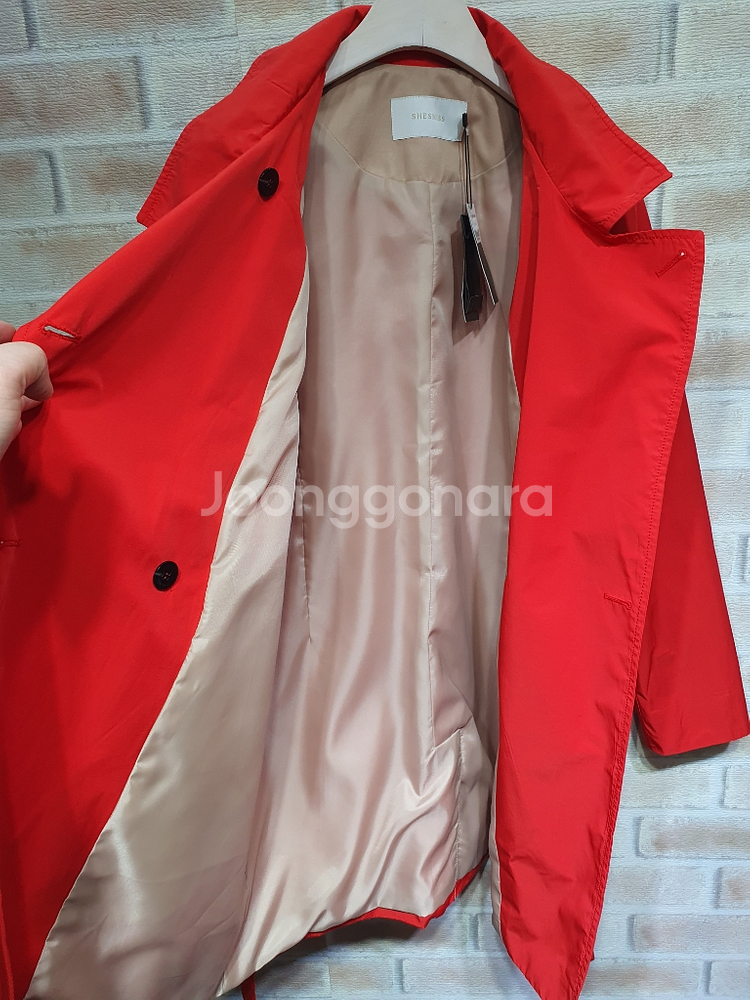 택부착 쉬즈미스 188,000원 트렌치코트 ~55--3
