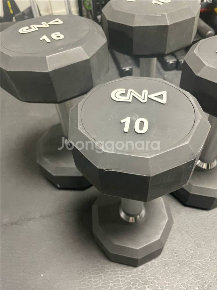 CNK덤벨10,16kg쌍 거치대팝니다--3