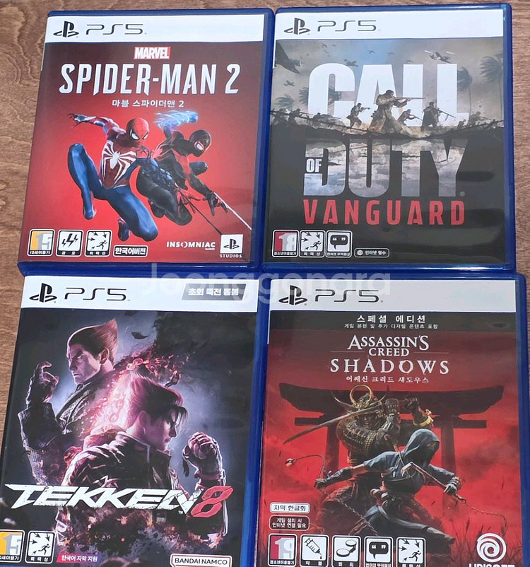 PS5게임 스파이더맨2/철권8/뱅가드/쉐도우(서울)--0