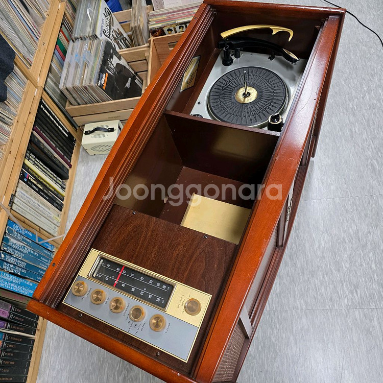 마그나복스Magnavox(영국) 빈티지 오디오 장전축--3