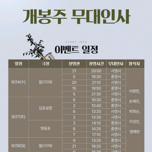 무대인사> 어쩔수가없다 28일 롯데시네마