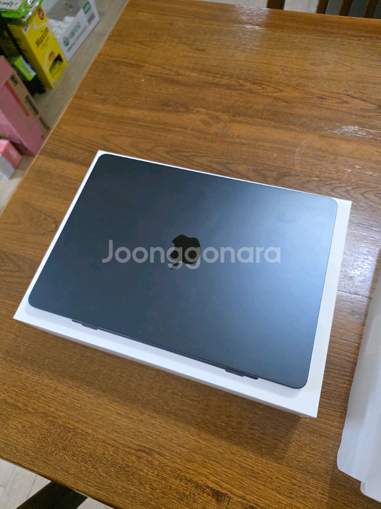 맥북에어 m2 13인치 8 256 풀박스 배터리 100--1