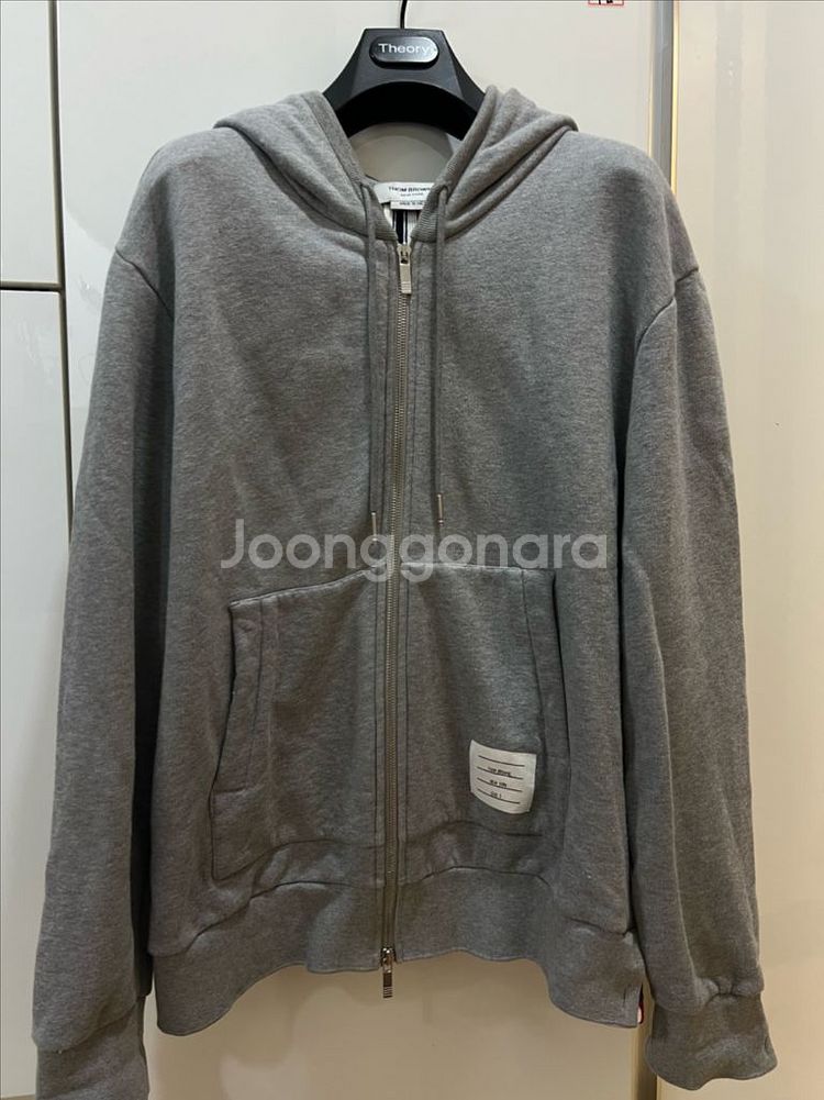톰브라운 그레이 후드집업 3사이즈--0
