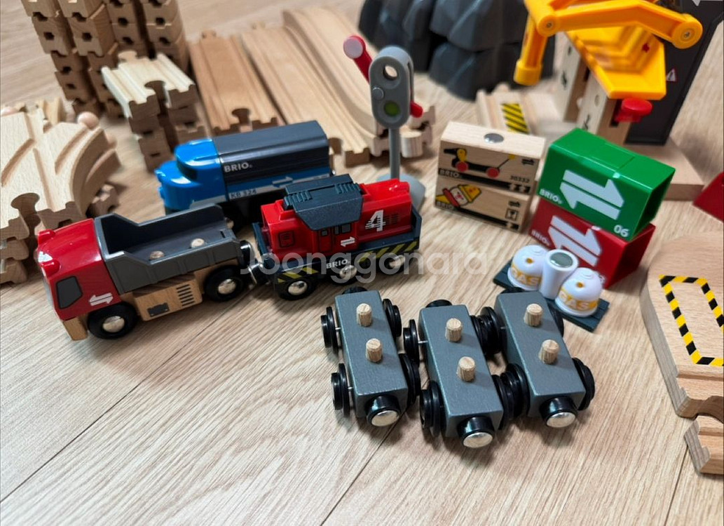 브리오 화물 기차 놀이--2
