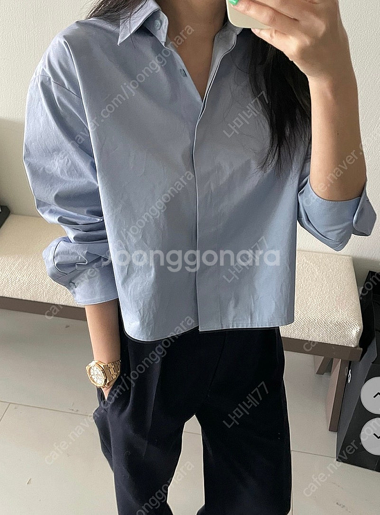 할인️뮤제라 오르크롭셔츠 / 노랑--0