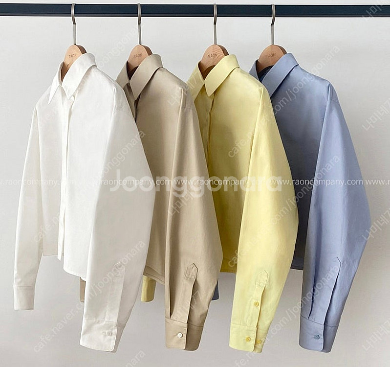 할인️뮤제라 오르크롭셔츠 / 노랑--2