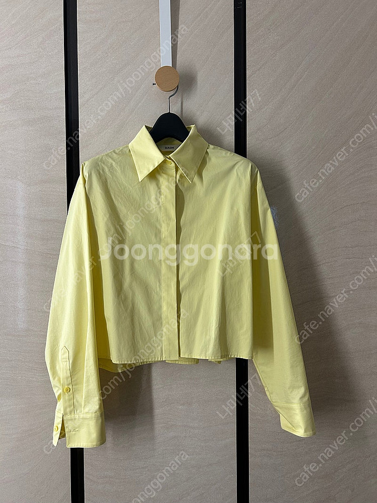 할인️뮤제라 오르크롭셔츠 / 노랑--3