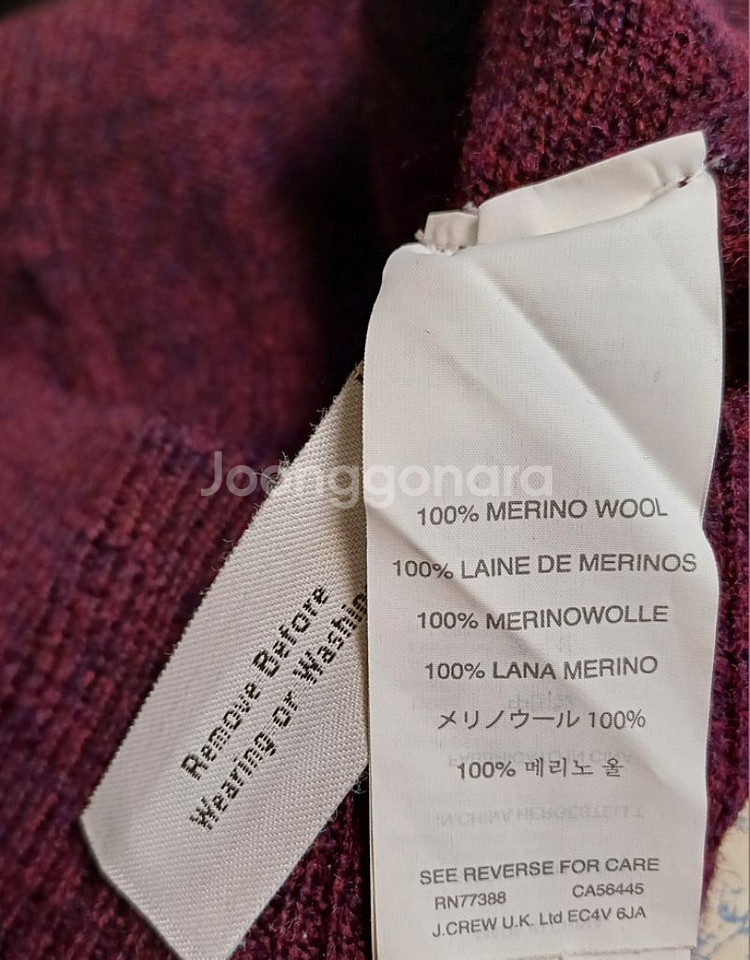 J.Crew 제이크루 메리노울100% 니트 M size--4