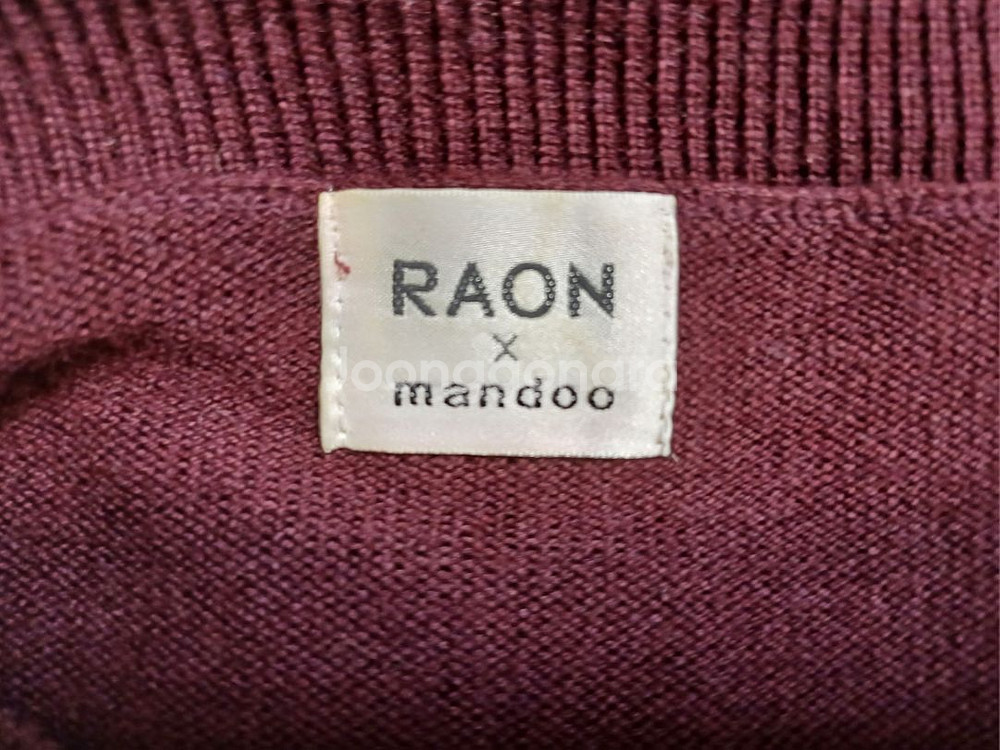 RAON 라온 남성 니트 긴팔티--3