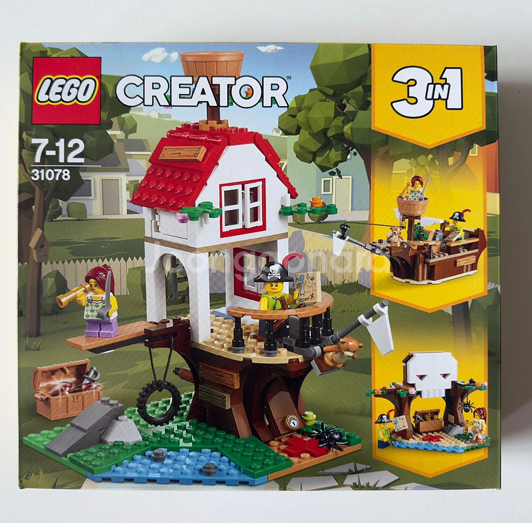 레고 크리에이터 3in1 해적선과 원목집 세트--0