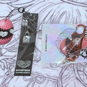 (예약)러브이즈트루 캐릭캐릭체인지 목걸이 아무 카라비너