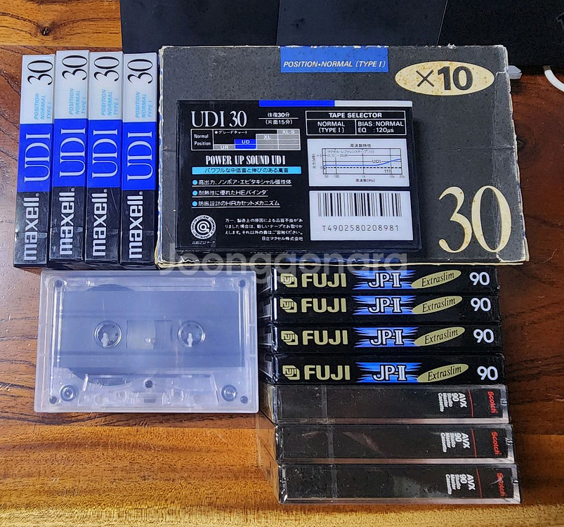 maxell, FUJI 등 크롬,노멀 공테이프 신품일괄--0