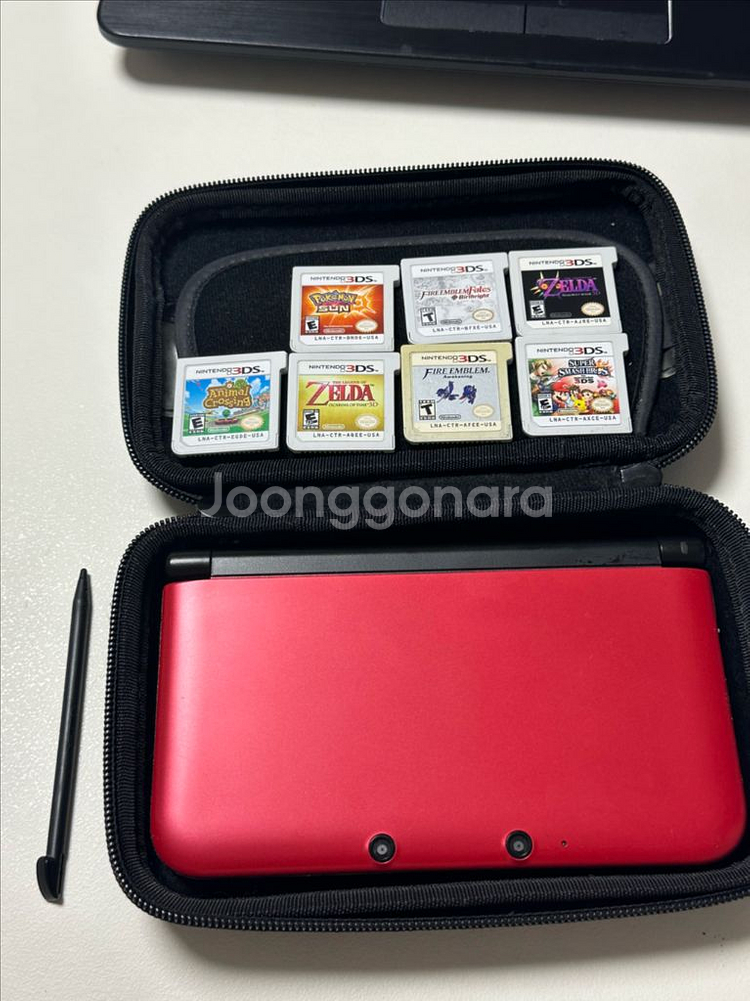 북미판 닌텐도 3DS XL 레드--0