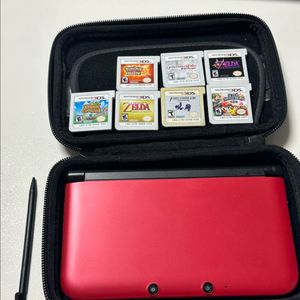 북미판 닌텐도 3DS XL 레드