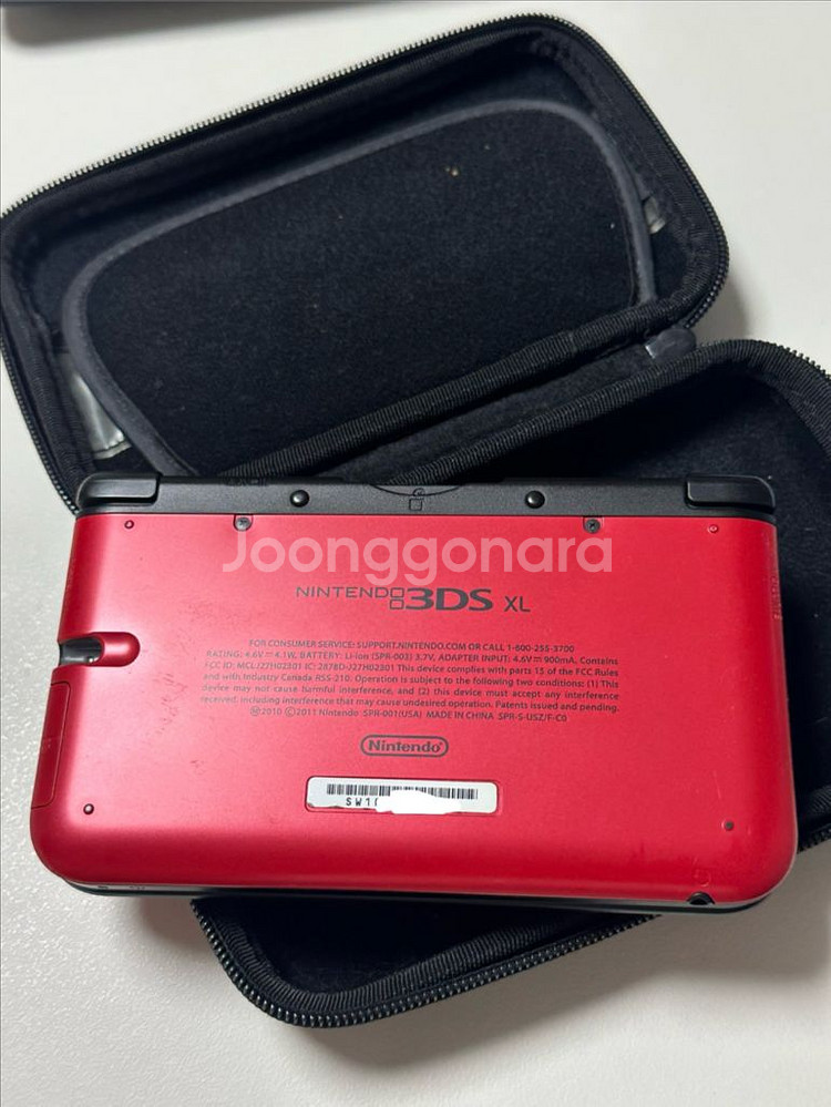 북미판 닌텐도 3DS XL 레드--3