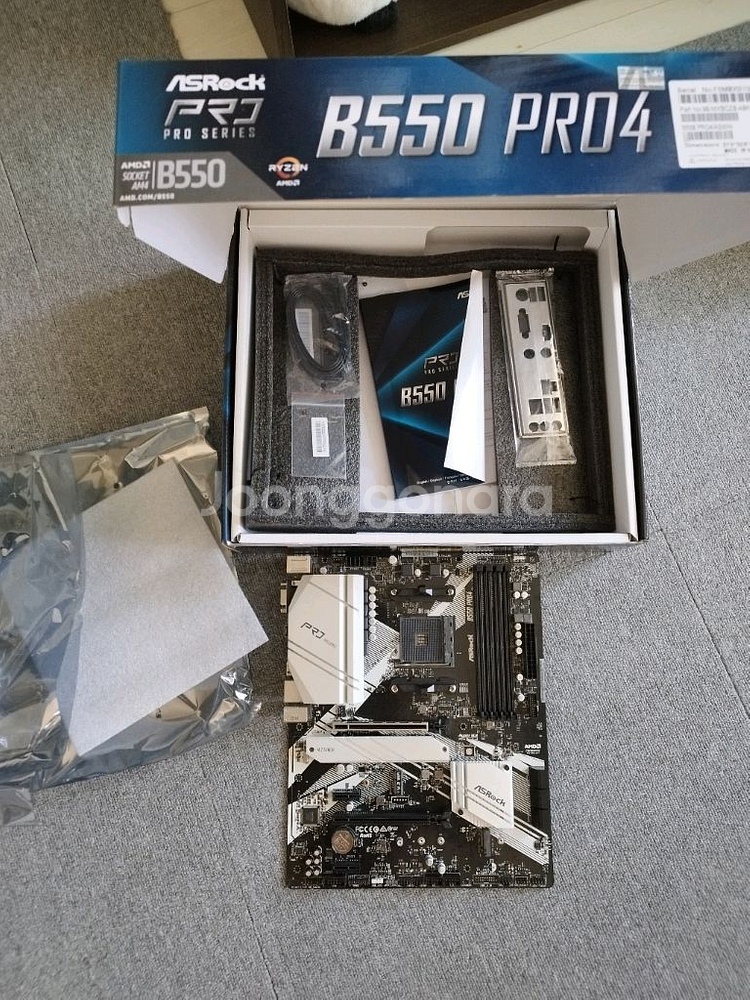 풀박 애즈락 B550 PRO4 메인보드팝니다--0