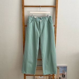 (새상품) 빅사이즈 30사이즈 민트 면바지