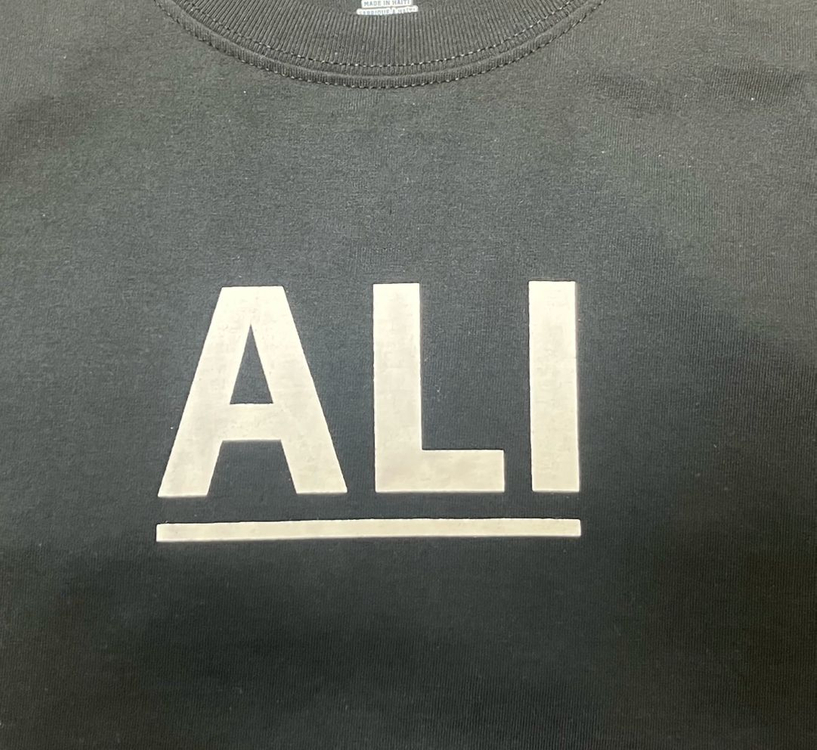 [M] 챔피온 릴리즘프로덕트 알리 복싱 반팔 블랙--3