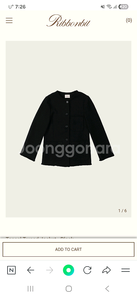 리본빛 트위드 자켓 Tassel Tweed Jacket--0