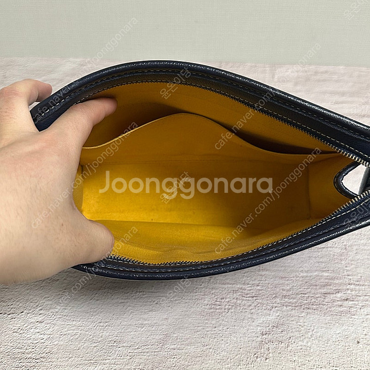 [MM] 고야드 쥬방스 클러치 스페셜네이비--3