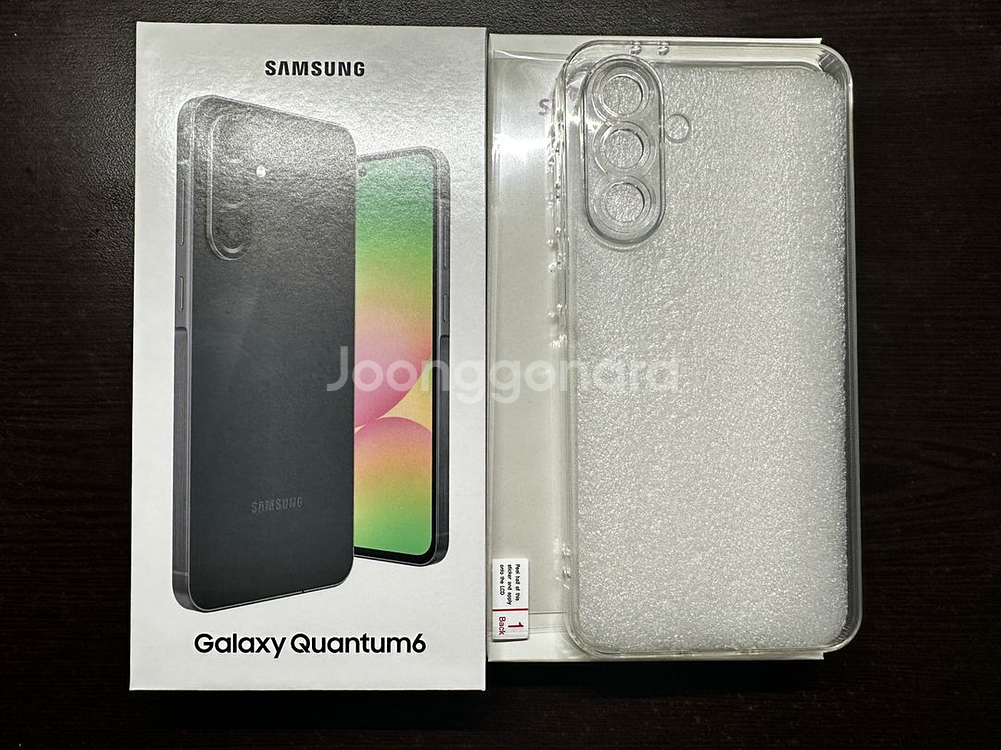 [미개봉]갤럭시 퀀텀6 어썸 그라파이트 128gb--0