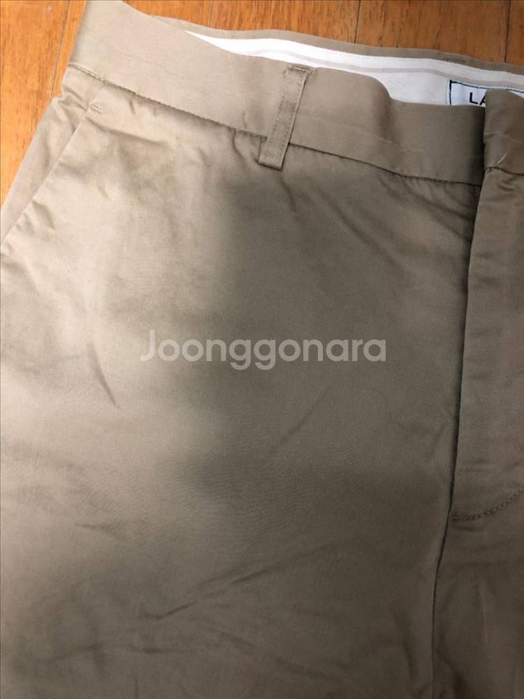 라코스테 릴렉스핏 치노팬츠 면바지 베이지 33--3