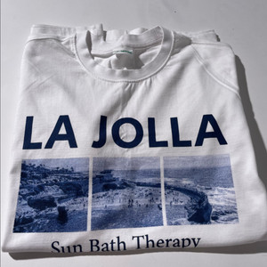 샌드사운드 LA JOLLA 반팔 티셔츠 화이트 새제품