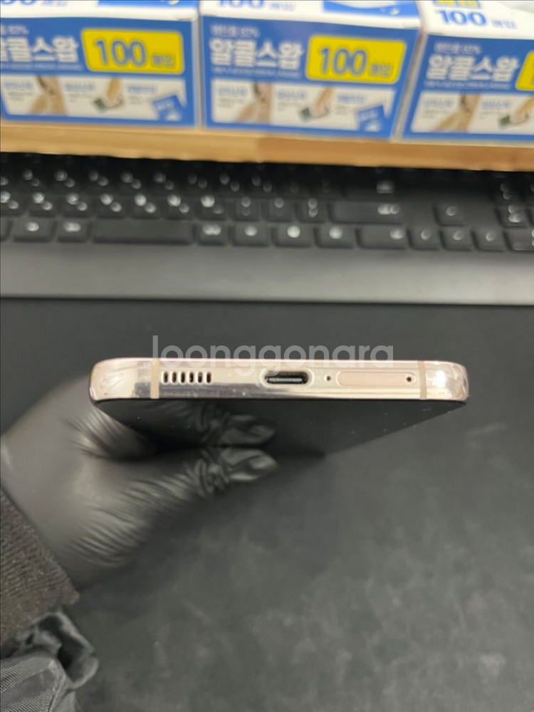 갤럭시S22플러스 256G 핑크골드 S급!--3
