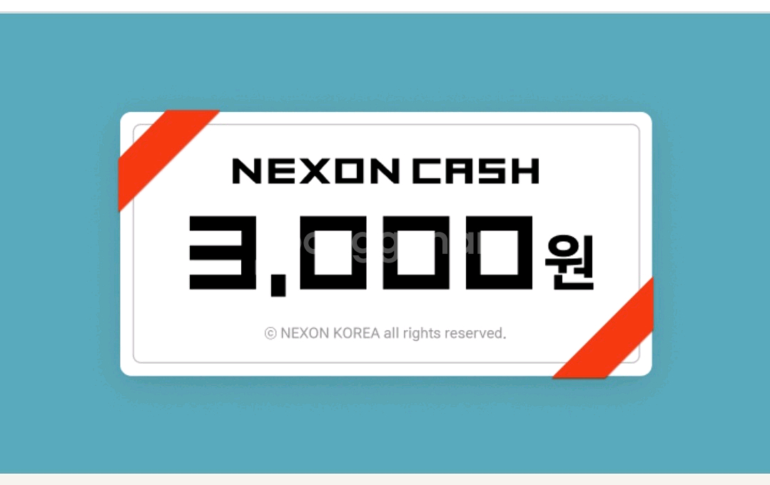 넥슨캐시 3000원권 2500원에판매합니다--0