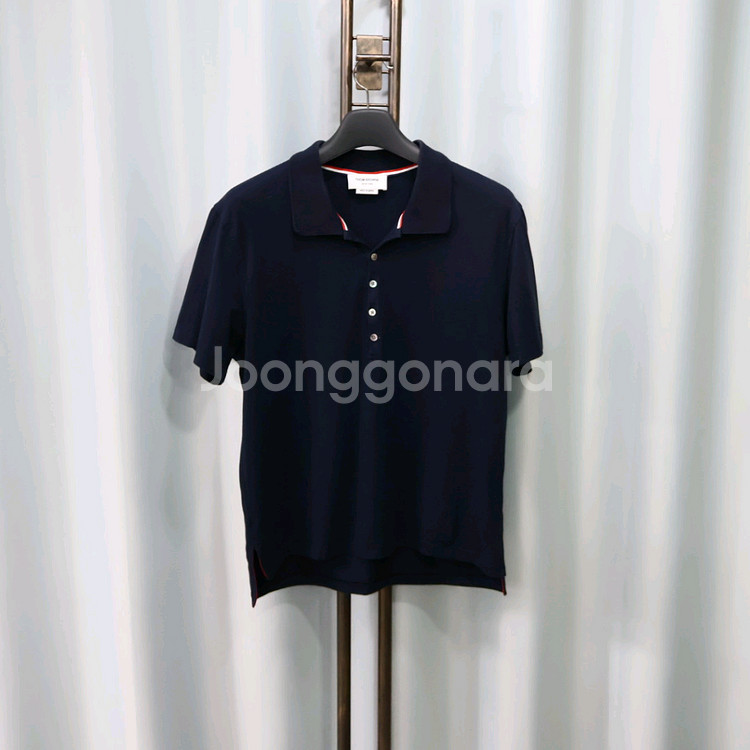 톰브라운 삼선탭 네이비 폴로 남성 반팔티셔츠 4/100--3