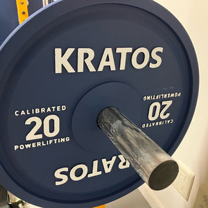 크라토스 파워리프팅 주물원판 20kg x 2 판매합니다