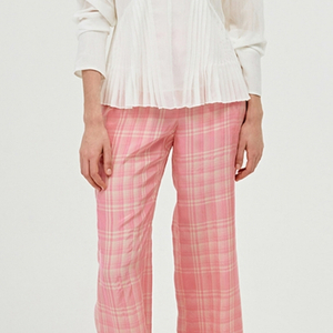 타임 씨쓰루 플리츠 탑